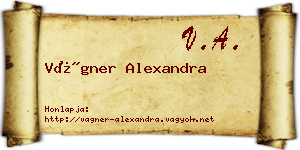 Vágner Alexandra névjegykártya